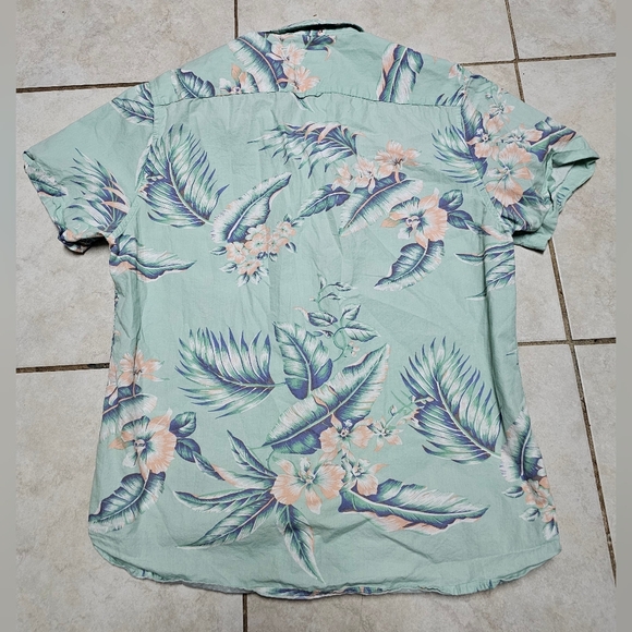 Denim & Flower men's shirt short sleeve large - Picture 6 of 8
